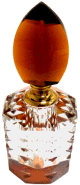 Bouteille de parfum en cristal (10ml) - Modele - Marron