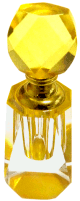 Parfum mixte "Golden Apple" en bouteille de cristal jaune doree