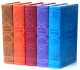 Pack 2 de 5 Corans de luxe en 5 couleurs de couvertures differentes : Le Saint Coran bilingue avec pages en couleurs d'Arc-en-ciel (Rainbow)