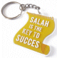 Porte-cle plastique souple "Salah is the key to success" - La priere est la cle de la reussite (jaune)