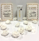 Pack Cadeau Blanc dore : Le Saint Coran Chapitre Amma - La Citadelle du musulman - Parfum Orientica (Coffret Muslim pas cher - Box Mixte : Homme et Femme)
