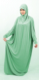 Jilbab ample une pièce - Marque Best Ummah (Boutique Jilbeb femme musulmane) - Couleur Vert menthe intense Jilbab ample une pièce - Marque Best Ummah (Boutique Jilbeb femme musulmane) - Couleur Vert menthe intense
