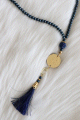 Chapelet "Sabha" de luxe a 99 perles - Couleur bleu