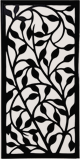 Sticker avec motif vegetal dans un cadre