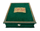 Coffret Coran avec inscription coranique - Couleur vert