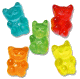 Bonbon Confiseries Halal : Oursons lisses (100 g net) - Jelly Mania "Teddy Bears"